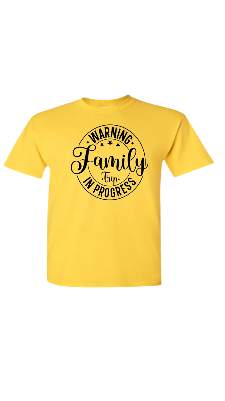 Family Vacation Shirts – BLACK OUT